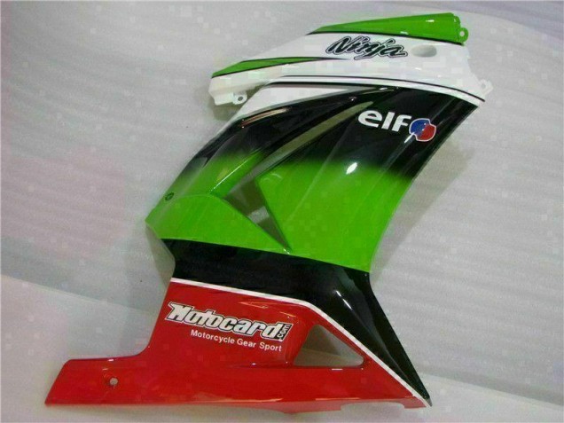 White Green Black Ninja 08-12 Kawasaki EX250 Motorcycle Fairings