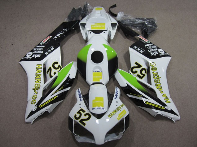 White Green Hannspree 52 04-05 Honda CBR1000RR Motorcycle Fairing
