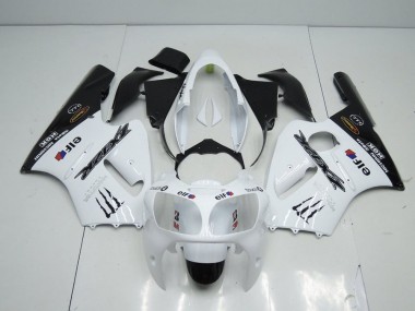 White Monster 00-01 Kawasaki ZX12R Motorcycle Fairings