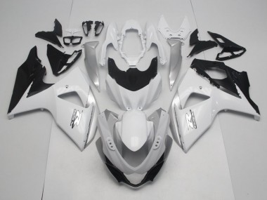 White OEM Style 09-16 Suzuki GSXR 1000 Motorcycle Fairings