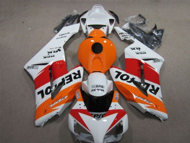 White Orange Repsol 04-05 Honda CBR1000RR Motorcycle Fairings