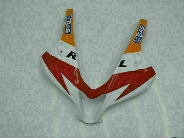 White Orange Repsol 09-12 Honda CBR600RR Motorcycle Fairings White Orange Repsol 09-12 Honda CBR600RR Motorcycle Fairings