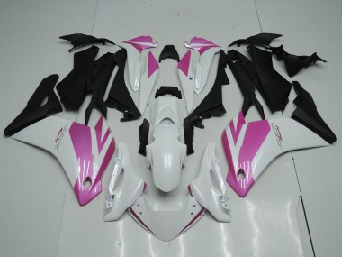 White Pink 11-13 Honda CBR250RR Motorcycle Fairings