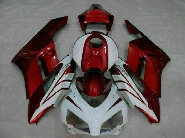 White Red 04-05 Honda CBR1000RR Motorcycle Fairings