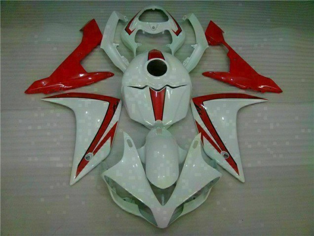 White Red 07-08 Yamaha YZF R1 Motorcycle Fairings White Red 07-08 Yamaha YZF R1 Motorcycle Fairings