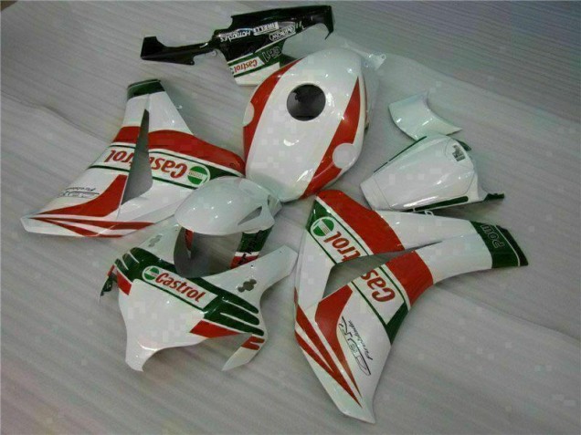 White Red 08-11 Honda CBR1000RR Motorcycle Fairing