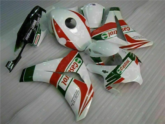 White Red 08-11 Honda CBR1000RR Motorcycle Fairing