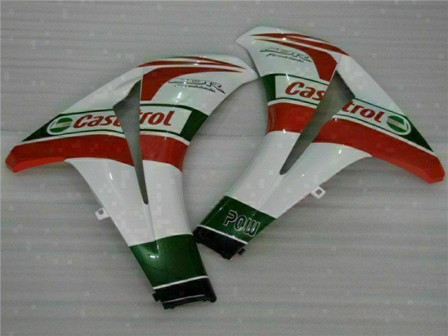 White Red 08-11 Honda CBR1000RR Motorcycle Fairing