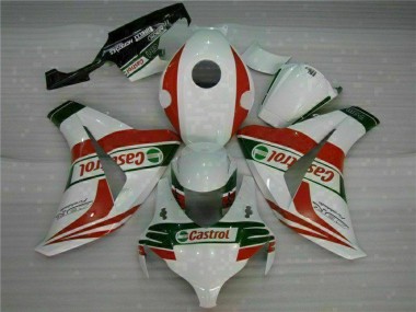 White Red 08-11 Honda CBR1000RR Motorcycle Fairing