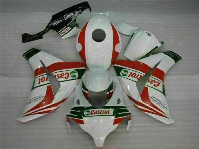 White Red 08-11 Honda CBR1000RR Motorcycle Fairing