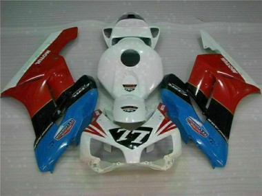 White Red 77 04-05 Honda CBR1000RR Motorcycle Fairings