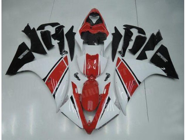 White Red Black 12-14 Yamaha YZF R1 Motorcycle Fairings White Red Black 12-14 Yamaha YZF R1 Motorcycle Fairings
