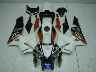 White Red Black Lee 05-06 Honda CBR600RR Motorcycle Fairings
