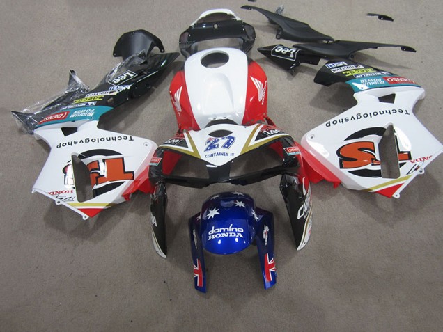 White Red Blue 07-08 Honda CBR600RR Motorcycle Fairings White Red Blue 07-08 Honda CBR600RR Motorcycle Fairings