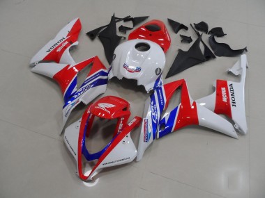 White Red Blue Motul 07-08 Honda CBR600RR Motorcycle Fairings