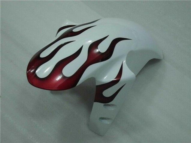 White Red Flame 04-06 Yamaha YZF R1 Motorcycle Fairings White Red Flame 04-06 Yamaha YZF R1 Motorcycle Fairings