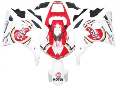 White Red Lucky Strike 03-05 Yamaha YZF R6 Motorcycle Fairings