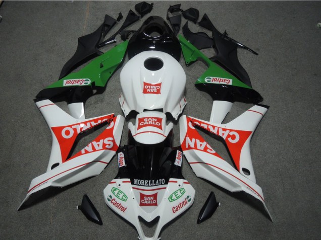 White Red MORELLATO San Carlo 07-08 Honda CBR600RR Motorcycle Fairings White Red MORELLATO San Carlo 07-08 Honda CBR600RR Motorcycle Fairings