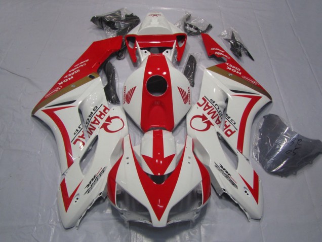 White Red PRAMAC 04-05 Honda CBR1000RR Motorcycle Fairings White Red PRAMAC 04-05 Honda CBR1000RR Motorcycle Fairings