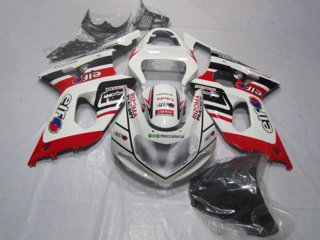 White Red Rizoma Playboy 00-02 Suzuki GSXR 1000 Motorcycle Fairings White Red Rizoma Playboy 00-02 Suzuki GSXR 1000 Motorcycle Fairings