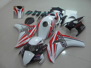 White Red Rsd 08-11 Honda CBR1000RR Motorcycle Fairings