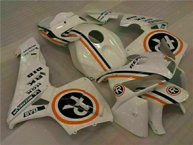 White Repsol 05-06 Honda CBR600RR Motorcycle Fairings