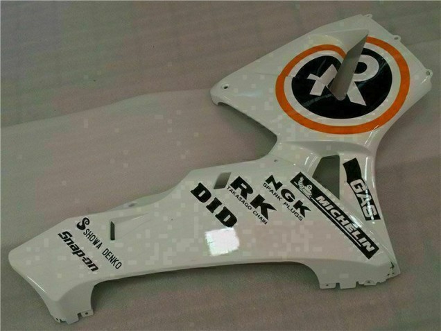 White Repsol 05-06 Honda CBR600RR Motorcycle Fairings
