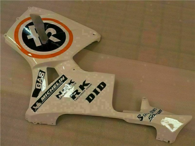 White Repsol 05-06 Honda CBR600RR Motorcycle Fairings
