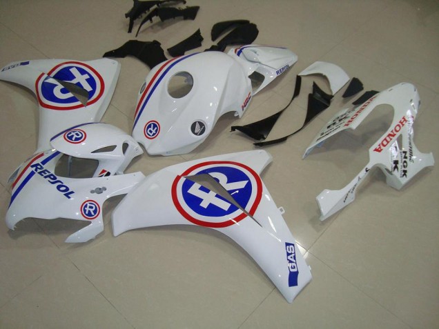 White Repsol 08-11 Honda CBR1000RR Motorcycle Fairings White Repsol 08-11 Honda CBR1000RR Motorcycle Fairings