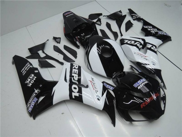 White Repsol Black 04-05 Honda CBR1000RR Motorcycle Fairings White Repsol Black 04-05 Honda CBR1000RR Motorcycle Fairings