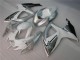 White Silver 06-07 Suzuki GSXR 600/750 Motorcycle Fairing