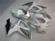 White Silver 06-07 Suzuki GSXR 600/750 Motorcycle Fairing