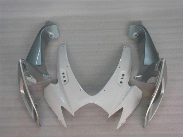 White Silver 06-07 Suzuki GSXR 600/750 Motorcycle Fairing