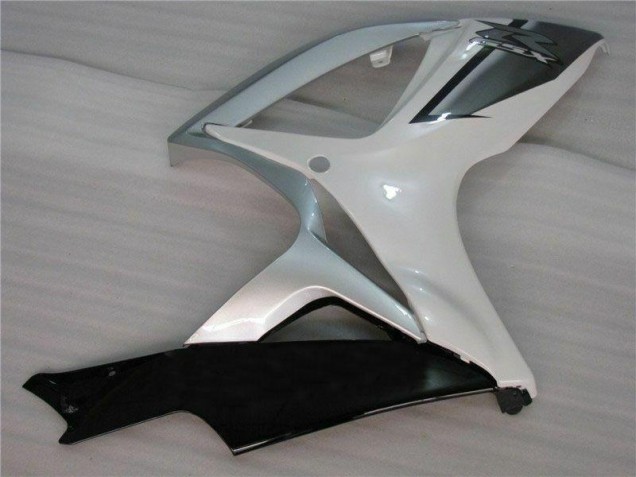 White Silver 06-07 Suzuki GSXR 600/750 Motorcycle Fairing