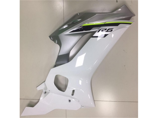 White Silver 17-21 Yamaha YZF R6 Motorcycle Fairings White Silver 17-21 Yamaha YZF R6 Motorcycle Fairings