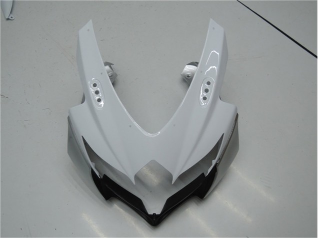 White Silver Blue 08-10 Suzuki GSXR 600/750 Motorcycle Fairings