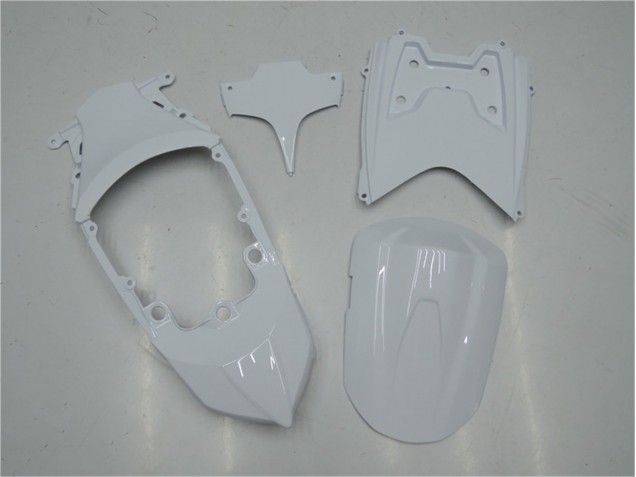 White Silver Blue 08-10 Suzuki GSXR 600/750 Motorcycle Fairings
