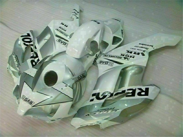 White Silver Repsol 04-05 Honda CBR1000RR Motorcycle Fairings