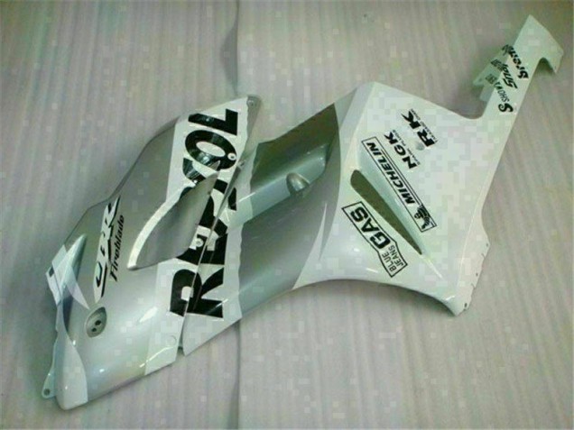 White Silver Repsol 04-05 Honda CBR1000RR Motorcycle Fairings