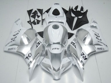 White Silver Repsol 09-12 Honda CBR600RR Motorcycle Fairings
