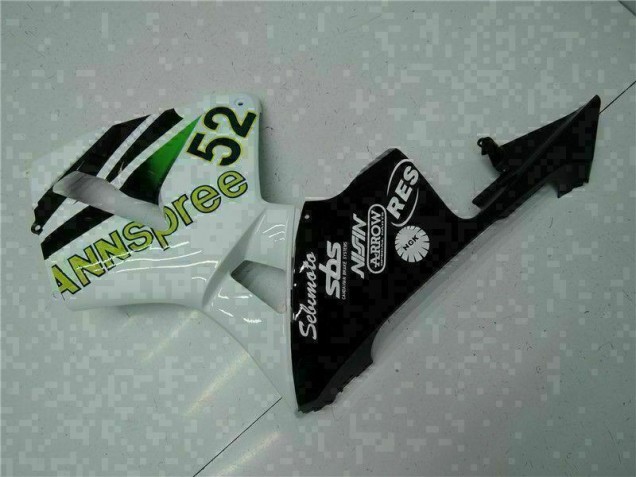 White Yellow Green 52 05-06 Honda CBR600RR Motorcycle Fairings White Yellow Green 52 05-06 Honda CBR600RR Motorcycle Fairings