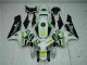 White Yellow Green 52 05-06 Honda CBR600RR Motorcycle Fairings White Yellow Green 52 05-06 Honda CBR600RR Motorcycle Fairings