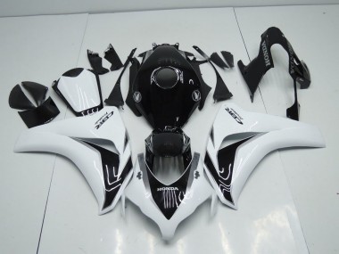 White and Black Grey 08-11 Honda CBR1000RR Motorcycle Fairings