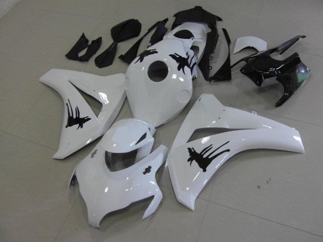 White with Special Decals 08-11 Honda CBR1000RR Motorcycle Fairings