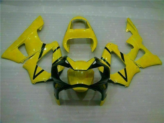Yellow 00-01 Honda CBR900RR 929RR Motorcycle Fairings Yellow 00-01 Honda CBR900RR 929RR Motorcycle Fairings