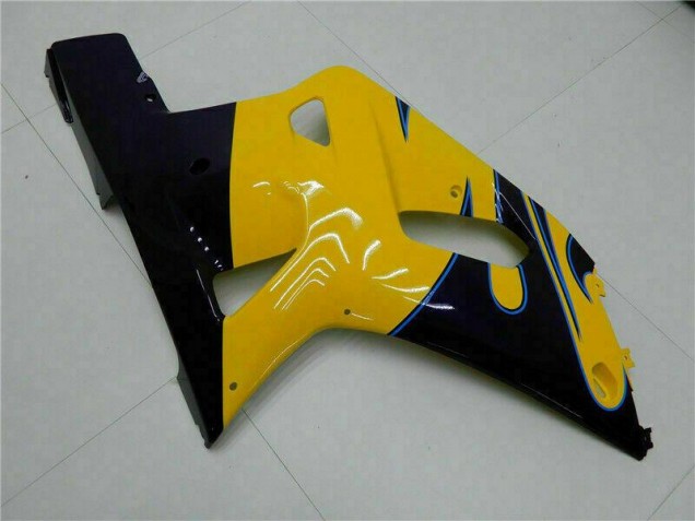 Yellow 01-03 Suzuki GSXR 600/750 Motorcycle Bodywork