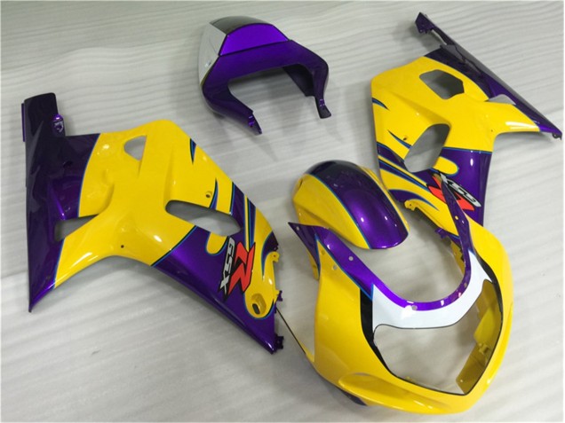 Yellow 01-03 Suzuki GSXR 600/750 Motorcycle Fairing Yellow 01-03 Suzuki GSXR 600/750 Motorcycle Fairing