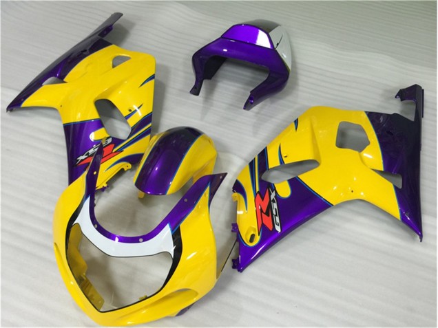 Yellow 01-03 Suzuki GSXR 600/750 Motorcycle Fairing Yellow 01-03 Suzuki GSXR 600/750 Motorcycle Fairing