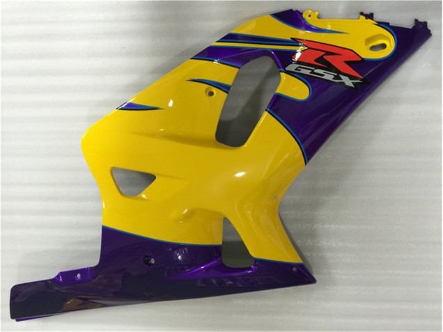 Yellow 01-03 Suzuki GSXR 600/750 Motorcycle Fairing Yellow 01-03 Suzuki GSXR 600/750 Motorcycle Fairing