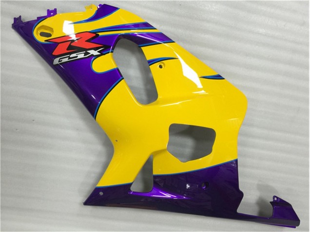Yellow 01-03 Suzuki GSXR 600/750 Motorcycle Fairing Yellow 01-03 Suzuki GSXR 600/750 Motorcycle Fairing